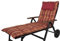 VWPEYY KETTtex 2136 Auflage Rollliege Rom orange-rot kariert 192x60x9 cm (ohne Liege)