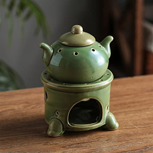 XXXXW Retro Candle Essential Oils Burner Creative Ceramic Teapot Aromatherapy Oil Lamp Fragrance Burners for Home Decor Incense Stick Holder (Color : Style 3)