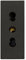 Vimar 30203.G LINEA Bpresa 2P+T 16 A 250 V~ standard italiano tipo P17/11, sistema SICURY, 2.23x5.28x3.38 cm, nero
