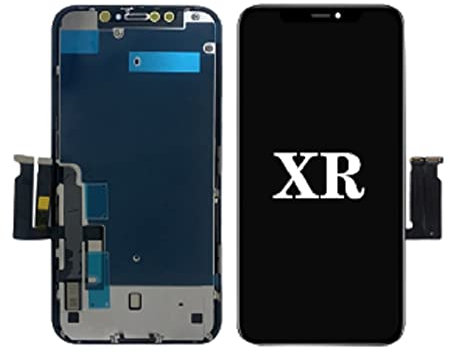 Genérico Pantalla de Repuesto para iPhone XR,Color Negro, Pantalla táctil 3D, Pantalla LCD, Original, Prime,Compatible con iPhone XR.