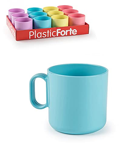 Plastic Forte Taza mug dino 320 ml surtidas