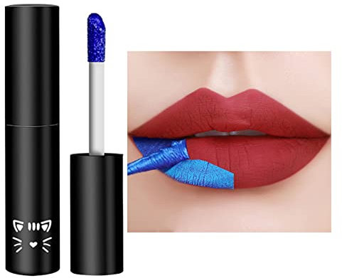5 Colors Lip Stain Peel Off, Lipstains Lip Tint, Tear Off Lipstick Waterproof Long Lasting Peel Reveal Lip Stain, Tattoo Color Lip Gloss, Non-stick Cup Lip Tint Makeup for Women Girl(3#)