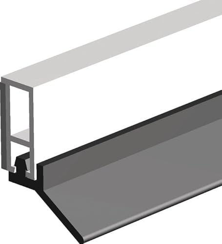 Abdichtungsschiene PTS-UL-ZK L.2100mm B.6mm selbst kl.Ku.blk weiß