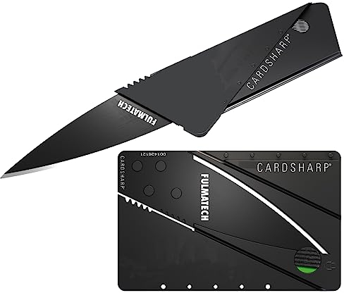 CARDSHARP 1.2 - schwarz, Klinge schwarz - Kreditkartenmesser - Modell 2023