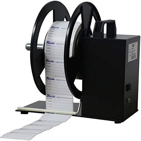 HACSYP Etikettenaufwickelmaschine, Zwei-Wege-Etikettenaufwickelmaschine, Geschwindigkeit des automatischen Barcode-Aufwickelgeräts einstellbar, geeignet for alle Arten von Druckern (Size : A6)