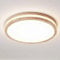 LIGKIN LED Deckenlampe Holz 24W Deckenleuchte Rund 30cm Neutrales Licht 4500K Durchmesser Modern Doppelte Lage Küchenlampe Lampe Wohnzimmer für Balkon Flur Babyzimmer Schlafzimmer