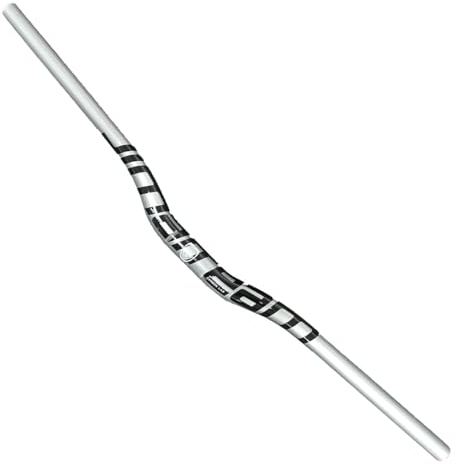 25.4/31.8mm Carbon Mountainbike Lenker Extra Langer 580-760mm MTB Fahrradlenker Cycling Racing Downhill Rennradlenker Riser Bar Silber (Color : 31.8mm, Size : 760mm)