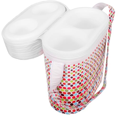 SAFIGLE Bolsa Térmica Aislante Doble para Biberones y Leche Materna Mantiene y Caliente Leche para Adecuado para Uso Diario y Exterior Bolsa Práctica para Padres y Cuidado Infantil