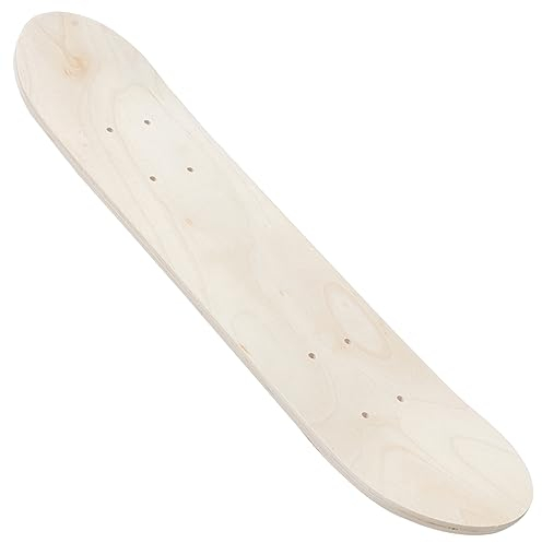 Kisangel Skateboard-Deck-rohling Für Jungen Und Mädchen Unlackiert Doppelseitig Für Graffiti-Kunst