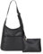 Aeeque Umhängetasche Damen,Handy Umhängetasche Schwarz, Mittelgroß Handytasche Umhängen mit Geldbörse aus weichem PU Leder, Damenhandtasche Messenger Bag für Reisen, Freizeit, Arbeit