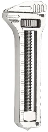 TNSLAND Multitool-Schraubenschlüssel, Flaschenöffner Bieröffner Nagelzieher Messschieber, Titan Minischlüssel Kompaktes Multitoolkompaktes, Mini-Legierungs-Multitool für Reparaturen Rucksa(6x2x0.5 CM)