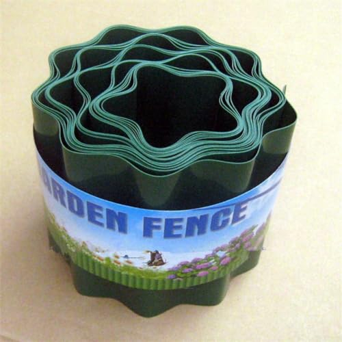 Rasenkante für den Garten, 10 cm, 15 cm, 20 cm, Kunststoff-Rasenkante für Garten, Rasen und mehr, zum Trennen von Rasen und Blumenbeeten (10 x 9 m)