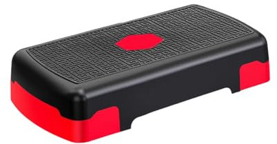 Aerobic-Stepper – Übungs-Stepper und Plattform | Höhenverstellbarer Trainings-Stepper mit 3 Erhöhungen für Fitnessmaschine, Mini-Stepper für Home Gym, Cardio, Kraft