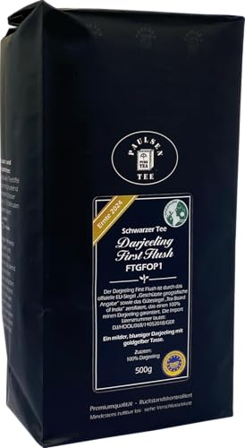 Paulsen - Darjeeling First Flush FTGFOP1 - Ernte 2024 - schwarzer Tee - 500g