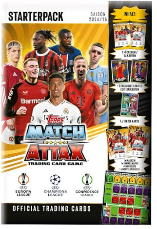 Generisch Match Attax Champions League 2024/25 - Trading Cards - 1 Starter