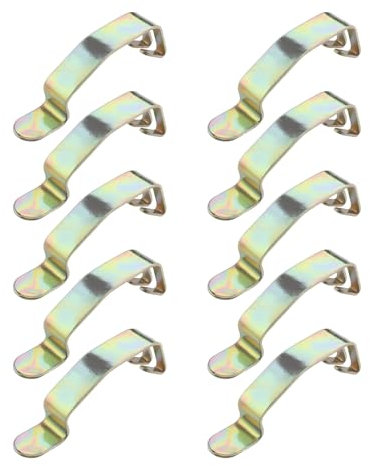 LT Easiyl 10 Piezas de Abrazadera de Resorte para Caja de Filtro de Aire Compatible con BMW OE 1716113,13-71-1-716-113 Abrazadera de Resorte de Acero Inoxidable para Motor de Coche 42 X 7,9 Mm