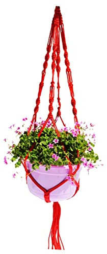 CIMAXIC Colgador De Plantas Macramé Duradero Para Interiores y Exteriores Fácil De Colgar