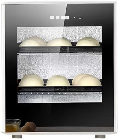 QUSYZD Panera eléctrica, máquina doméstica con Control Inteligente, Temporizador de 24 Horas, máquina de Masa de Pan a Temperatura Constante, 2 Placas de 40 l,2 Plates 40l
