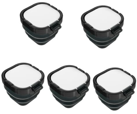 VILLCASE 5 Stück Bleistifteimer Reinigungsbürste für Kaffeemühle Airbrush-Kit acrylbilder pinselspülmaschine pinselreiniger wischeimer wiederverwendbarer Bürstenhalter Zubehör waschen pp