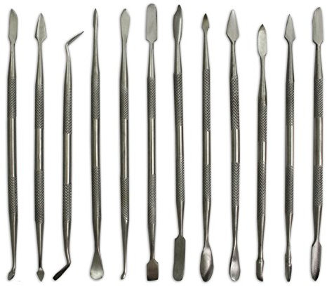 12 Wax Carvers or Clay Carving Tool Stainless Steel soap Hobbies spatulas Tool