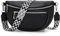 Snmoec bauchtasche damen schwarz umhängetasche damen mittelgroß crossbody bag Passende Handytasche schöne bauchtasche handtasche mittelgroß