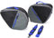 RDEQKIVZ Motorradtasche Kompatibel Mit Yamaha Für Tracer 900 Für GT Motorradkoffer Innentaschen Werkzeugkasten Heckbox Gepäckträger Satteltaschenzubehör Seitentaschenset(Blue)
