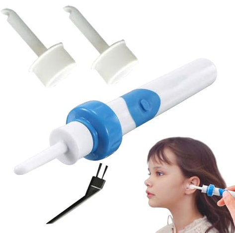 Extractor de cera para el oído - Dispositivos de limpiador de cejas de oído eléctricos, removedor eléctrico de succión del | Kit de limpieza portátil de higiene, extractor de cera