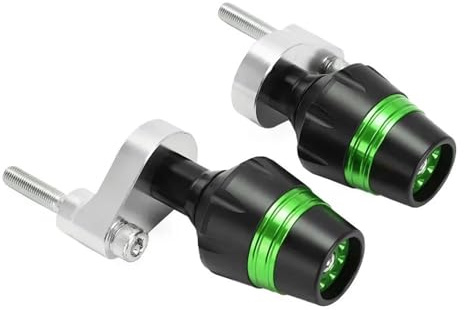 Stoßstange Für Kawasaki Für Ninja 1000 Z1000SX Ab 2011 Sturzpads Motorschutzbügel, Fallschutz Schutzschild(Green)