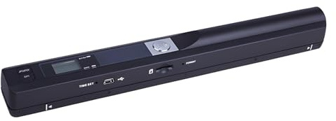 Vestamore Iscan Scanner, Handheld Portable, 900 Dpi A4 Document Photo Book, PDF Format, 16GB Memory Card Included