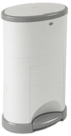 Korbell - STANDAR - Cubo de pañales - 16 L - Blanco - Económico - Ecológico - Pedal - Capacidad de 45 capas