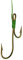 Camtec® Premium Haken - Zander, ryder geflochten 80 cm, Gr. 4
