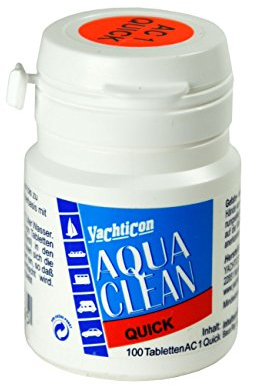 Yachticon Aqua Clean AC 1 Tablets for Water Disinfection - 100 Tablets, Protects up to 6 months