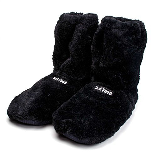 mikamax - Hot Bootz Deluxe - Chaleur au micro-ondes - Noir, Noir, Taille unique