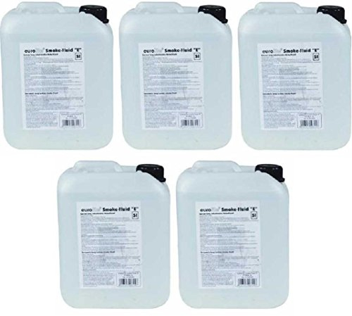 5x 5 L = 25 L Eurolite Smoke Nebel-Fluid, E (Extrem) Nebelfluid für Nebelmaschine