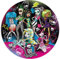 Monster High Runde Tortenaufleger 20CM - Geburtstag Tortenbild Zuckerbild Tortenplatte Oblate Kuchenzuckerplatte