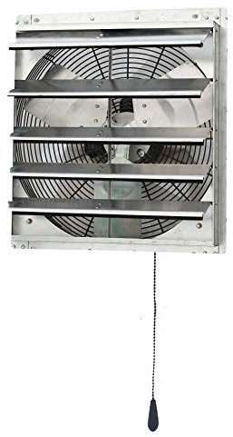 Iliving ILG8SF18V T Wall Mount Shutter Abluftventilator 18 Variabel Silber 18 - Variabel