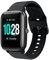 Strap-it Silikonarmband Schwarz - Passend für ID205L - Armband für Smartwatch - Ersatzarmband