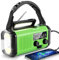 Radio d'urgence à manivelle, 10 000 mAh à énergie solaire, radio météo NOAA/AM/FM avec lampe de poche LED multifonction et chargeur de téléphone portable pour les urgences d'intérieur/extérieur