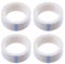 4 Rolls Micropore Surgical Tape, Microporous Tape 1.25cm X 9.1m First Aid Tape Medical Tape Earring Cover Up Tape (White)