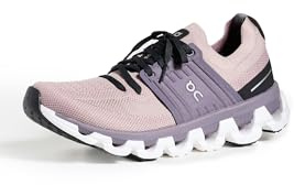 On Women's Cloudswift 3 Sneakers, Fade | Black, 43 EU
