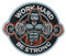 Finally Home Klett Patch - Fitness Work Hard be Strong Gorilla | Patches Affe Klettpatches, Klettpatch, Aufnäher