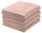 Schiesser Frottier Handtuch Turin im 4er Set | 100% Baumwolle aus nachhaltiger Produktion | flauschig, saugstark, farbecht | 50x100cm | Hellrosa