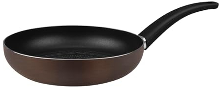 Sitram 716275 poêle Aluminium recyclé NAPPA Marron Ø 24 cm H 4,5 cm - Revêtement anti-adhésif Whitford Xylan 2 couches sans PFOA, Manche thermorésistant soft touch - Tous feux dont induction