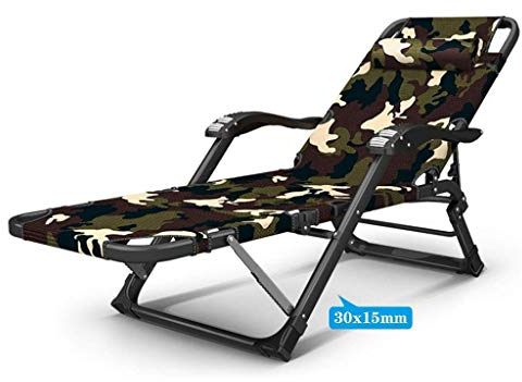 Robuster Chaiselongue-Stuhl, zusammenklappbar, ohne Schwerkraft, für Bräunung im Freien, Liegestühle, Liegestuhl, robust, für Terrasse, Pool, Deck, Balkon, Strand, Rasenmöbel, Grau