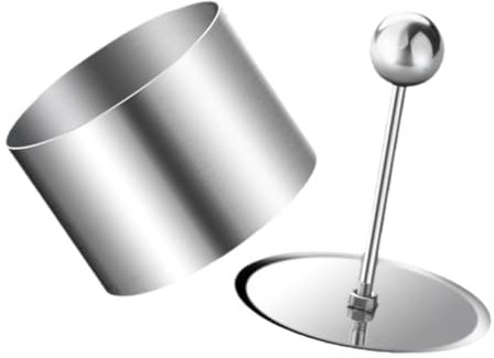 MOLUCKFU Tiramisu-form Aus Edelstahl Für Vielseitiges Backen Reisbällchenform Onigiri-form Werkzeug Zur Onigiri-herstellung Mit Einfacher Reinigung Und Problemloser Wiederverwendung