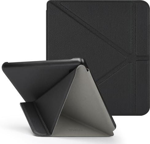 Hülle für Tolino Vision Colour 2024, Kobo Libra Colour (Modell: N428), Origami Cover mit Auto Sleep/Wake - Schwarz