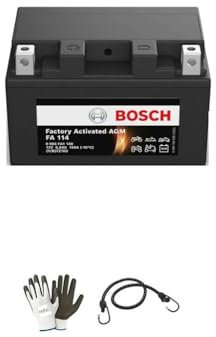KOMPATIBEL MIT BMW G Xchallenge (K15) 650 2011 DIY-Batterie YTZ10S FA1140 Gel/SLA 12V/8,6AH (VERSIEGELT, AKTIVIERT-GELADEN) BATTERIEN FÜR Motorrad-Roller 150X88X93MM