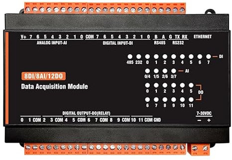 MB308E(II)-SE 8DI + 8AI + 12DO RS485 RS232 Modbus Rtu-Controller