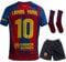 Qycksouth Lamine Yamal 2026 - Maillot de fan de Barcelone - Pour enfant - Avec short - Design de fan - Tenue de football pour garçon - Pour loisirs et entraînement - Tailles 128 à 176 cm, Bleu #19
