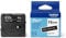Brother Original Btag-335 Schriftband 12 mm breit, 4 m lang, weiß/schwarz